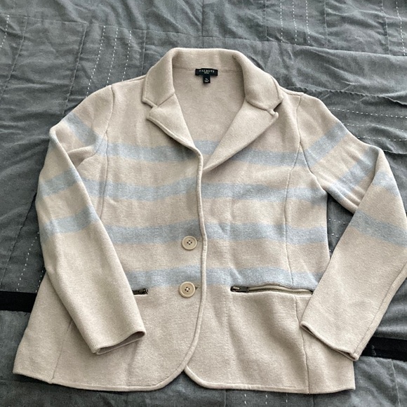 Talbots striped blazer small petite Sp - Picture 1 of 5